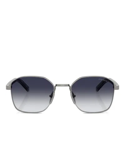 PRADA GEOMETRIC-FRAME SUNGLASSES