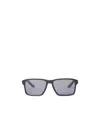 Prada Geometric Frame Sunglasses In Gray
