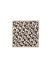 Prada Medium Printed Silk Scarf In Nude