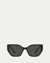 Prada Geometric Square Acetate Sunglasses