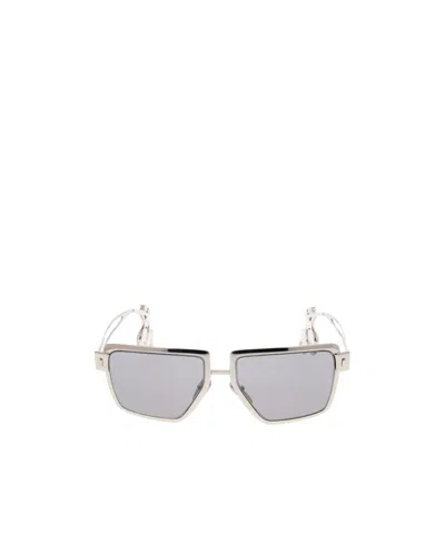 Prada Geometric Sunglasses In Gray