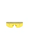 Prada Pr B55s 1bc20o Argento Sunglasses In Yellow
