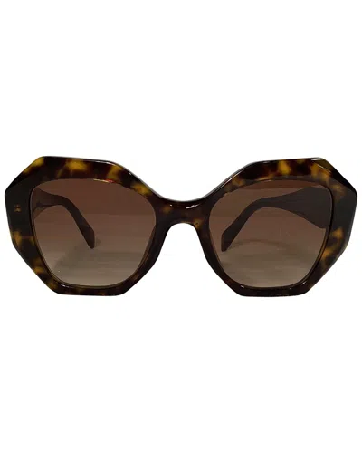 Prada Geometric Tortoiseshell Sunglasses (authentic Pre-loved) In Blue