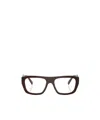 Prada Geometric-frame Glasses In Brown