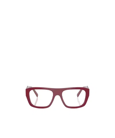 Prada Geometric-frame Glasses In Pattern