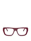Prada Geometric-frame Glasses In Brown