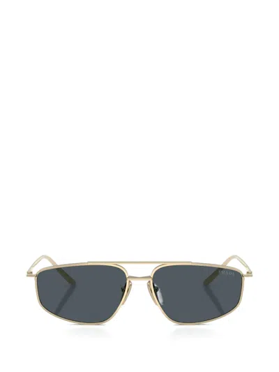 Prada Geometric-frame Sunglasses In Transparent