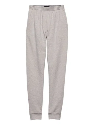 Prada Gerippte Jogginghose Mit Stretchbund In Gray