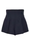 Prada 'gessato' Shorts In Blue