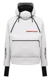 Prada Technical Fabric Snowboard Jacket In White