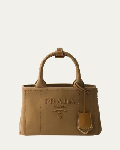Prada Giardiniera Canvas Tote Bag