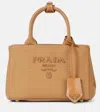 Prada Giardiniera Small Canvas Tote Bag