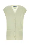 Prada Cashmere Vest With Cap Sleeves And Front Pockets