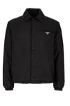 Prada Nylon Shirt With Long Sleeves And Single Chest Pocket