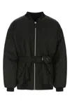Prada Giubbino Imbottito In Re-nylon Nero Uomo In Black