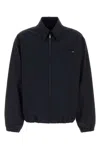 Prada Technical Fabric Blouson Jacket In Blue