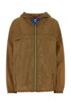 Prada Biscuit Re-nylon Jacket In Camel