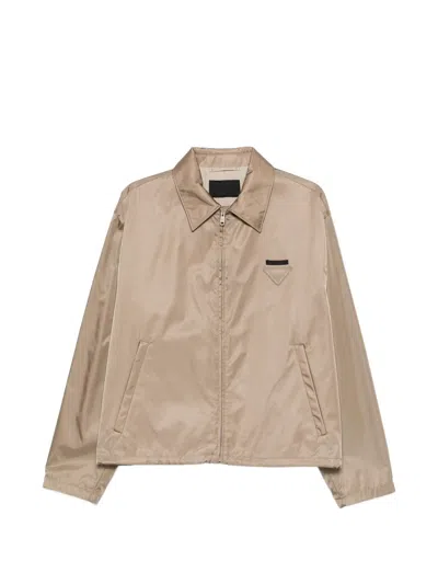 Prada Giubbotti In Neutral