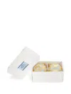 Prada Glass Christmas Ornaments (set Of Two) In Gold
