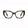 Prada Root Tortoise Acetate Glasses In Brown