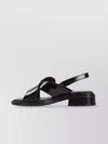 Prada Brown Leather Sandals