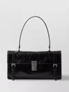 Prada Women's Leather Medium Handbag In Black