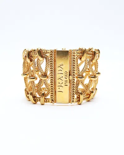 Prada Gold Bracelet