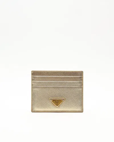 Prada Gold Card Holder