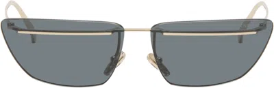 Prada Gold Cat-eye Sunglasses