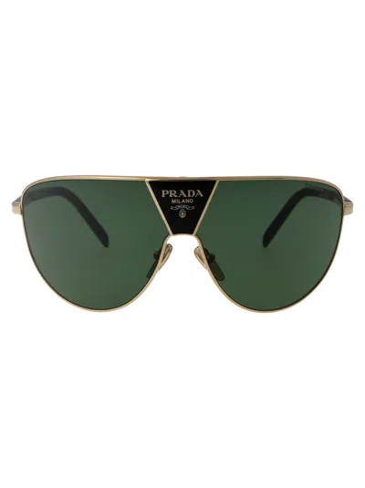 PRADA PRADA GOLD METAL SUNGLASSES
