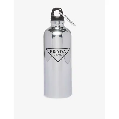 PRADA GOLD/SILVER INSULATED STAINLESS-STEEL WATER BOTTL