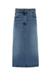 Prada Gonna In Denim Donna