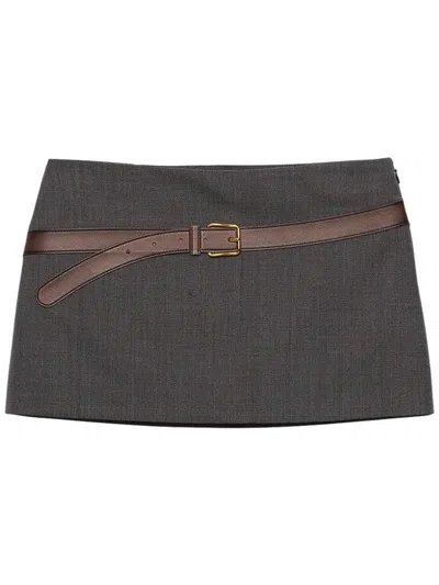 Prada Gonna Lana Tec In Gray