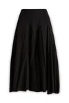 Prada Women's Pleated Skirt In F0002