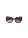 Prada Gradient Lenses Oversized-framed Sunglasses In Purple