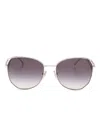 Prada Gradient Oversized-frame Sunglasses In Neutral