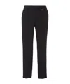 Prada Pants With Triangle Logo In Black