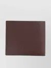 Prada Grained Leather Billfold Wallet Triangle Logo