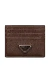 Prada Grained Leather Card Holder