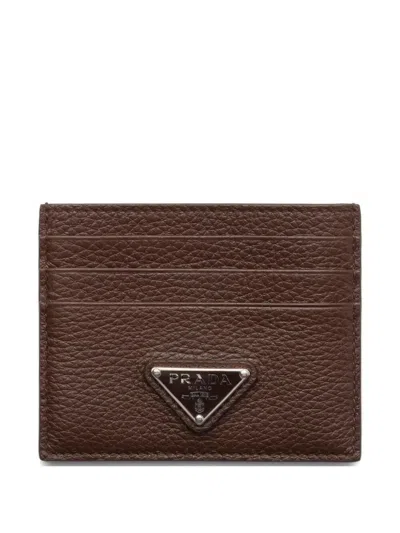 Prada Grained Leather Card Holder