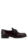 Prada Loavers In Cordovan
