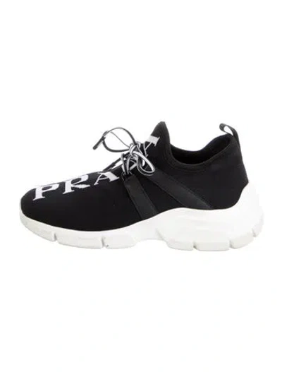 Pre-owned Prada Graphic Print Chunky Sneakers In Multi