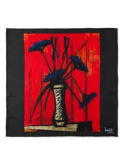 Prada Schal Mit Grafischem Print In Red