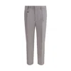 Prada Regular Trouser In Gray