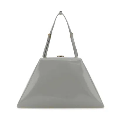 Prada Light Grey Leather Handbag