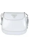 Prada Gray Leather Mini Cleo (authentic Pre-loved)