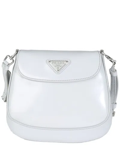 Prada Gray Leather Mini Cleo (authentic Pre-loved)