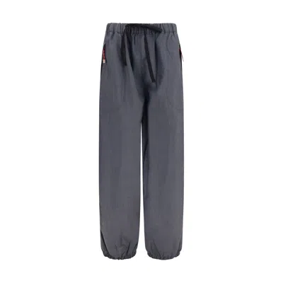 Prada Gray Wool Oves Aries Casual Pants