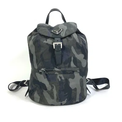 Pre-owned Prada Green Cloth Backpack ()