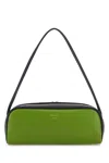 Prada Borsa A Spalla In Pelle Verde Donna